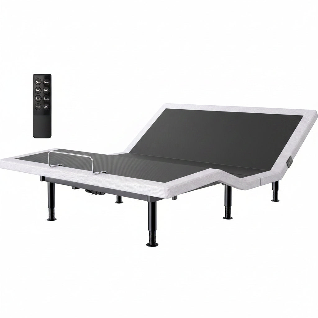 Adjustable Bed Frame King Size with Wireless Remote, Head Foot Incline, USB, Underbed Light - Heavy Duty Platform, Zero Gravity Bedframe — product view 2