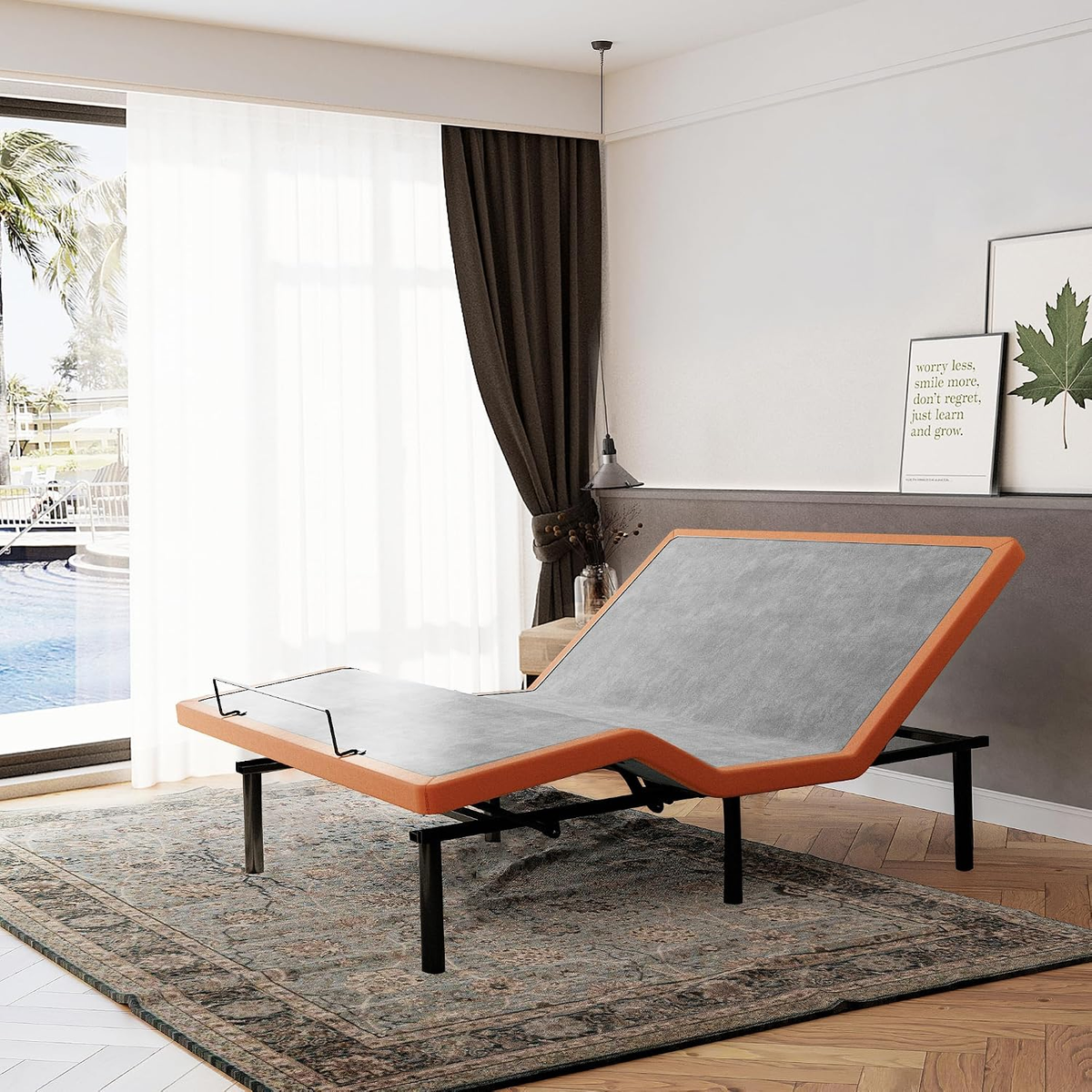 Adjustable Bed Frame Queen - Easy to Install in 5 Minutes, 3000 Series — product view 2