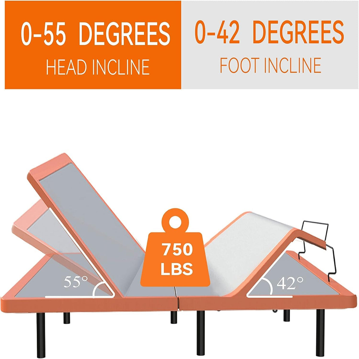 King Adjustable Bed Frame Base - 3000 Premium Series — product view 7