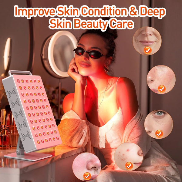 Red Light Therapy Panel – 5 Wavelengths, 60 LEDs, 100W